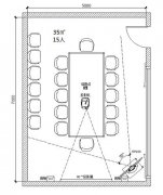 中型高清会议室布局方案